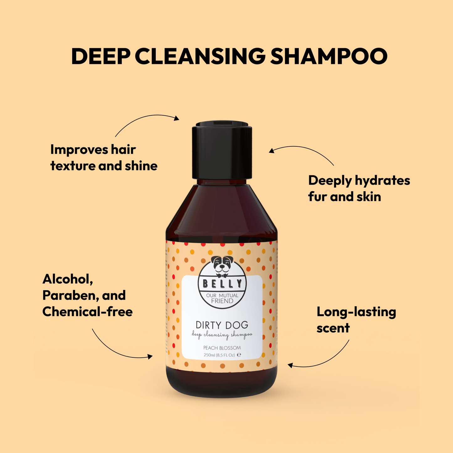 Dirty Dog Shampoo Peach Blossom