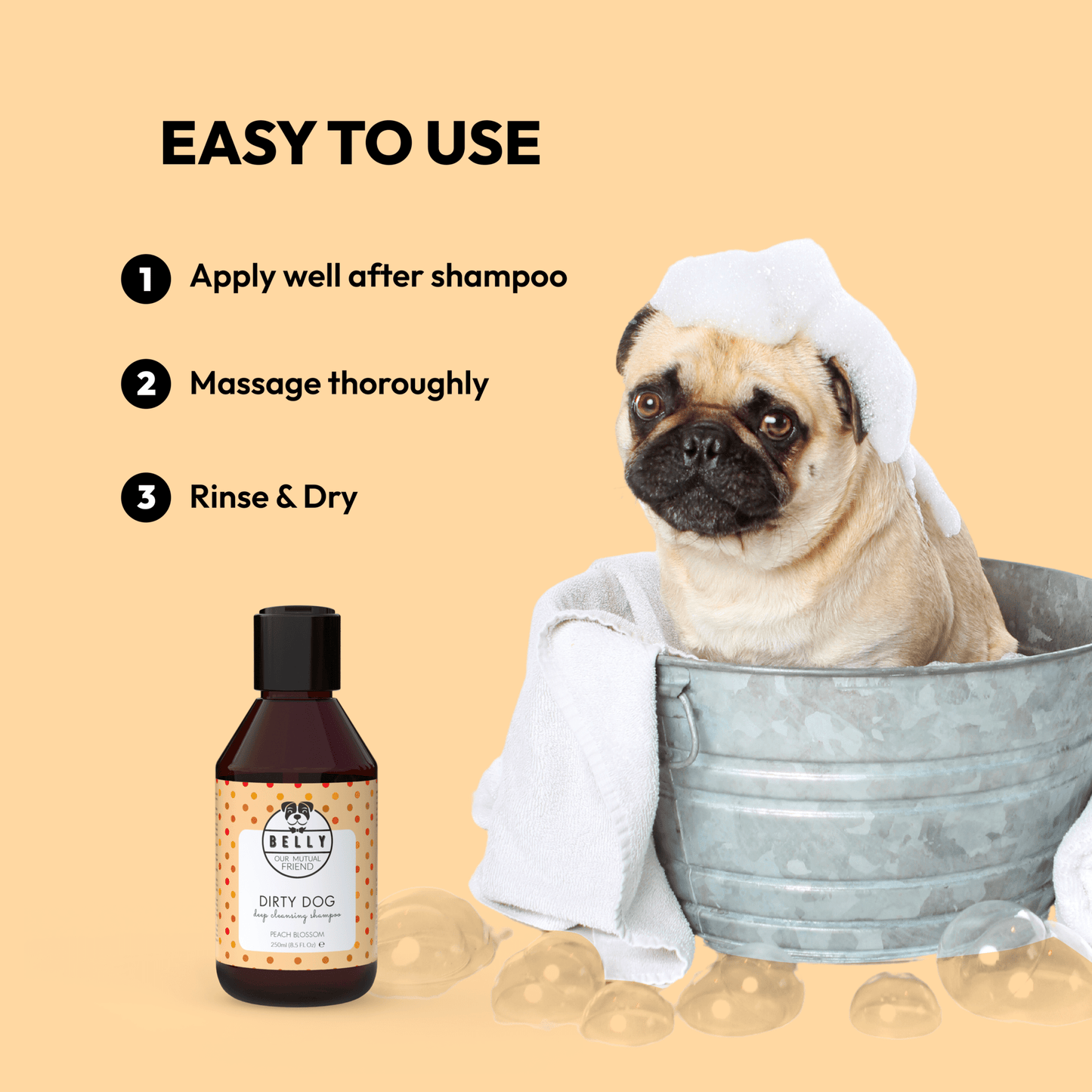 Dirty Dog Shampoo Peach Blossom