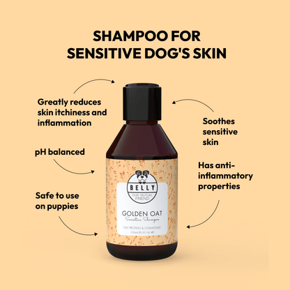 Puppy shampoo for dry and itchy skin